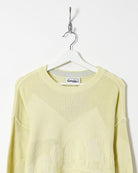 Yellow Carlo Colucci Knitted Sweatshirt - Large
