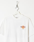 White Hard Rock Cafe London T-Shirt - Medium