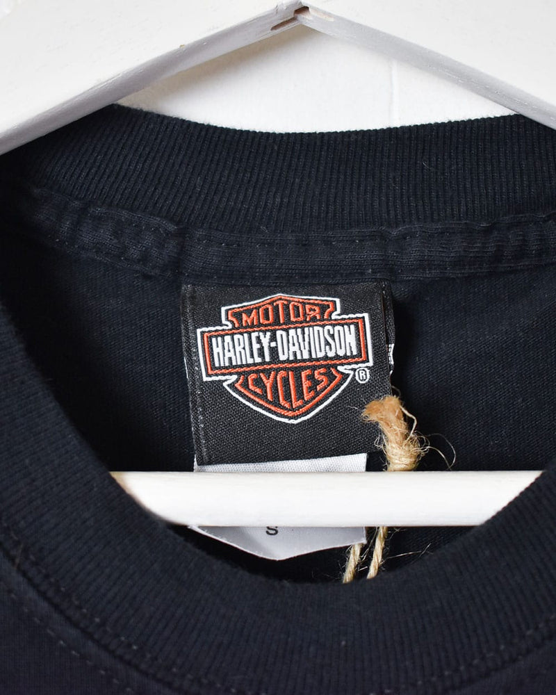 Black Harley Davidson Eagle T-Shirt - Small