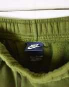 Khaki Nike Tracksuit Bottoms - Small
