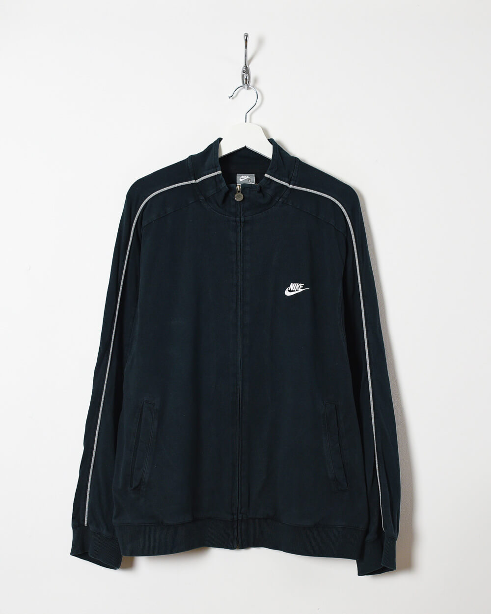 Black Nike Zip-Through Sweatshirt - Medium
