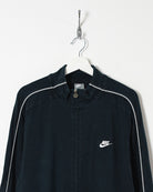 Black Nike Zip-Through Sweatshirt - Medium