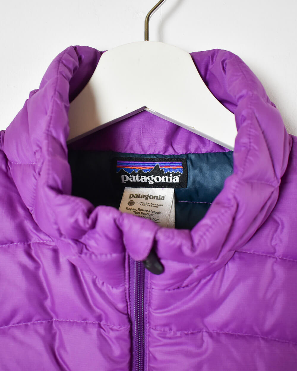 Purple Patagonia Women's Down Gilet - Large 