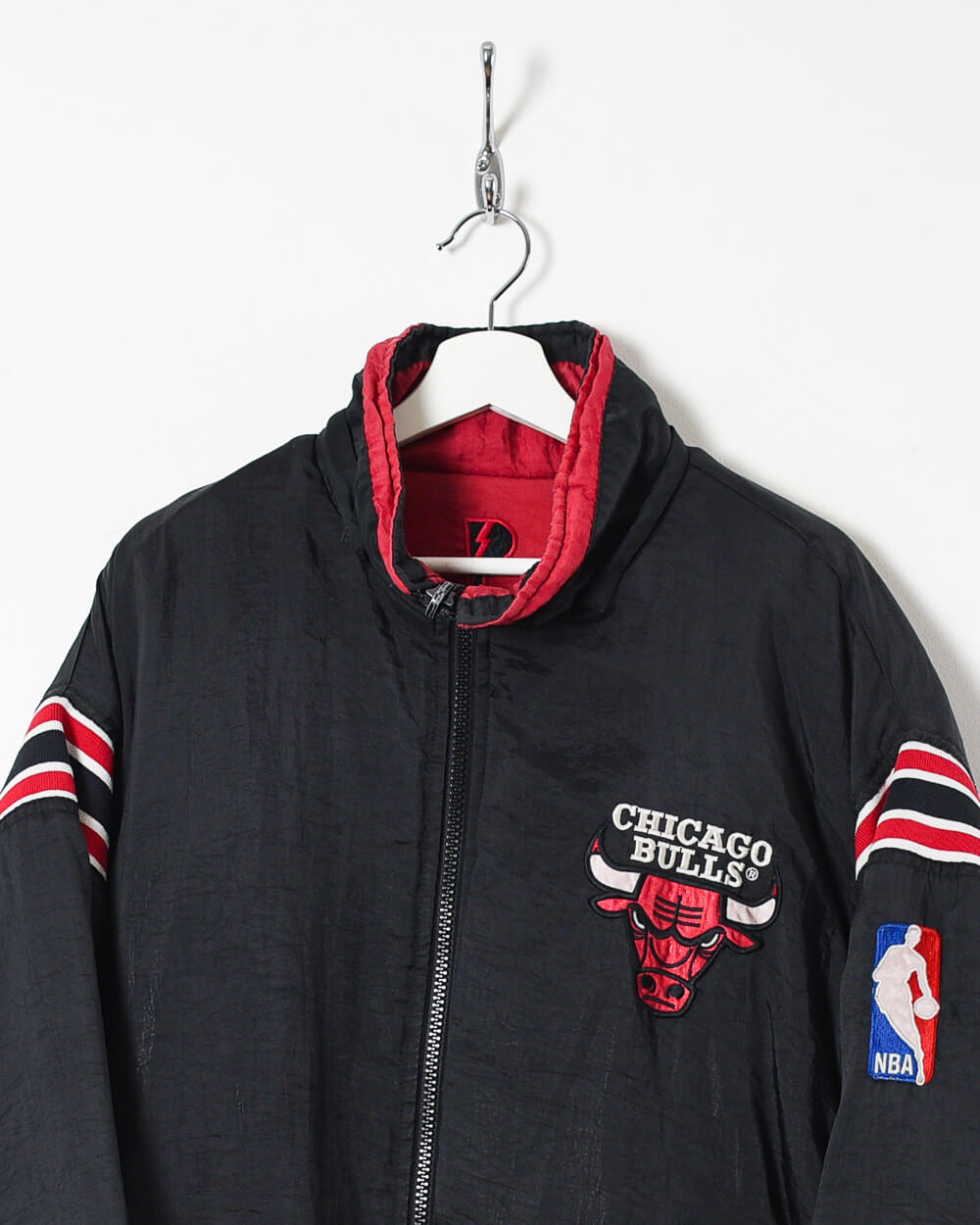 Black Pro Layer Chicago Bulls NBA Reversible Jacket - Medium