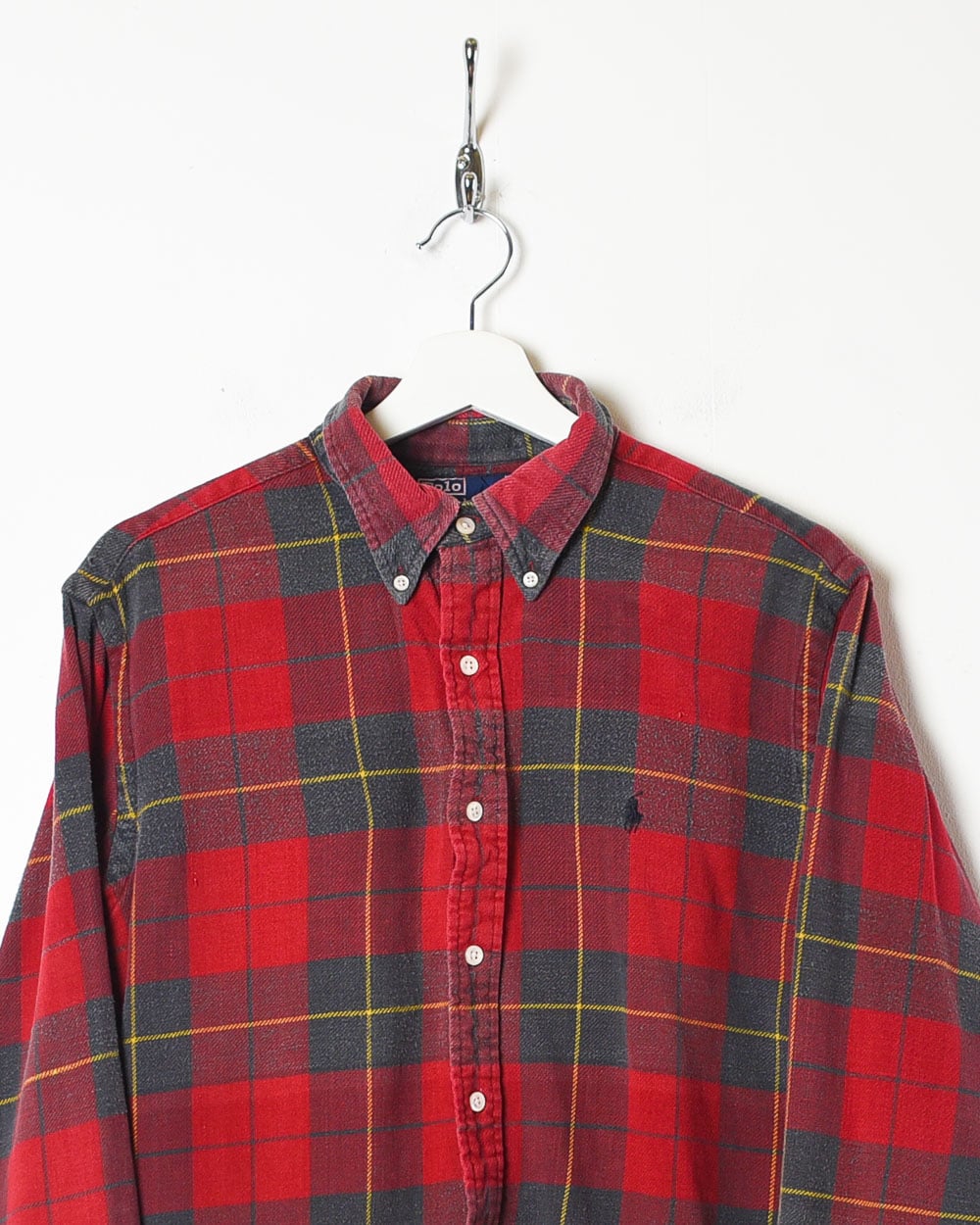 Red Ralph Lauren Flannel Shirt - Small