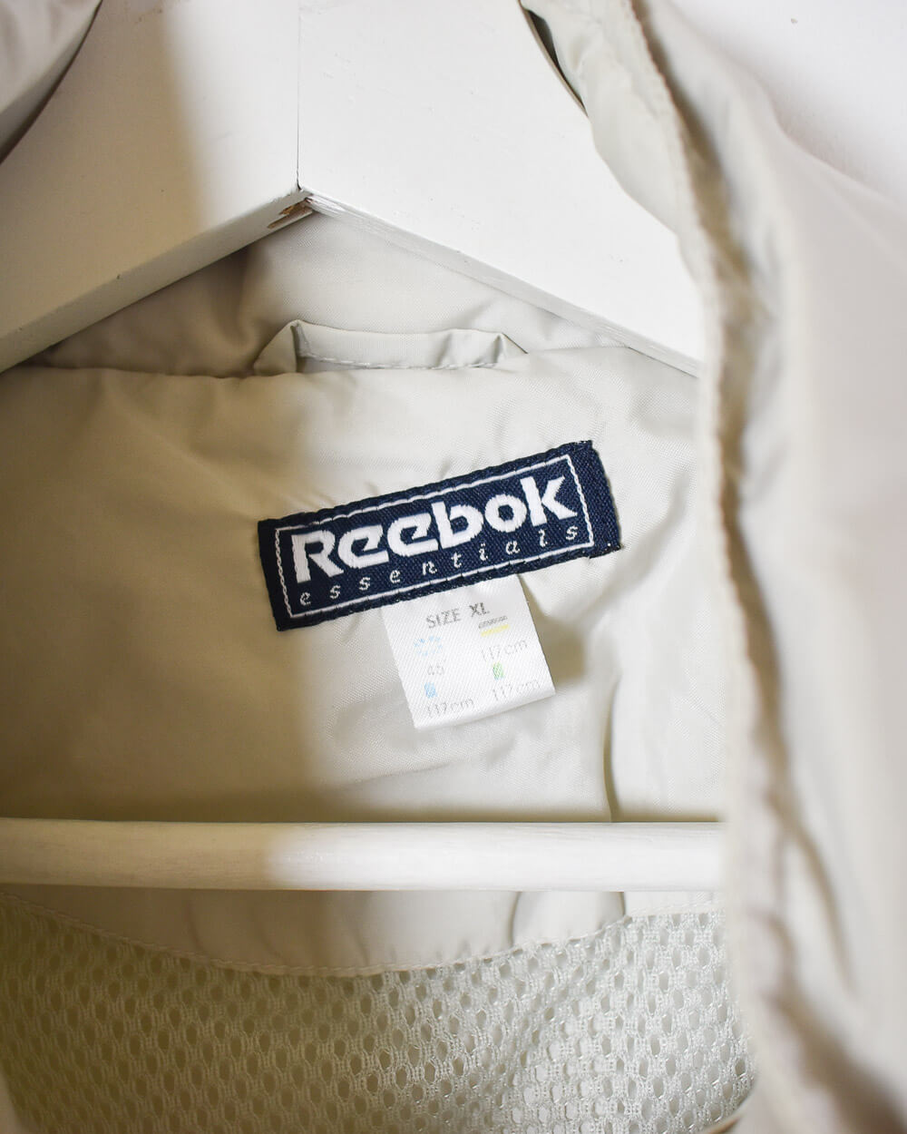 Neutral Reebok Essentials 1/4 Zip Windbreaker Jacket - X-Large