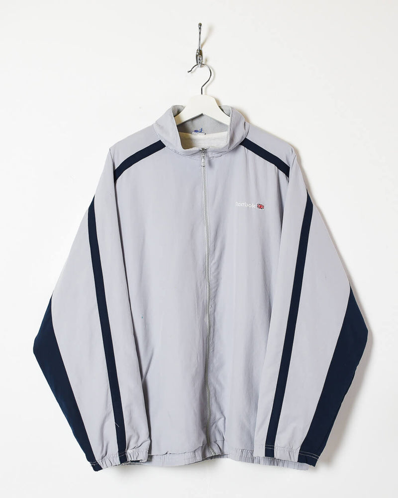 Auroch Duplicaat Ounce Vintage 90s Polyester Colour-Block Stone Reebok Windbreaker Jacket -  XX-Large– Domno Vintage