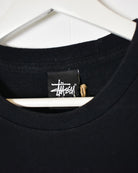 Black Stussy 80 T-Shirt - Medium