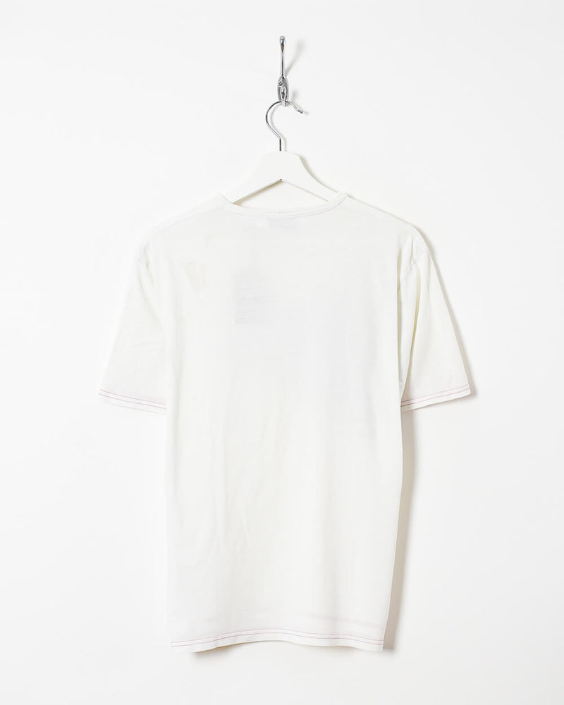 Hick Venture Hylde Vintage 90s Cotton White Yves Saint Laurent Pour Homme T-Shirt - Small–  Domno Vintage