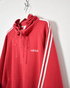 Red Adidas Hoodie - Large