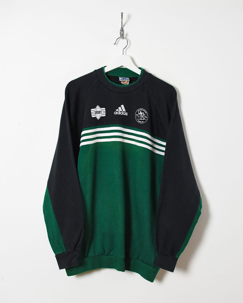 Green Adidas Sport Lillehammer Inga-Lami 1883 Sweatshirt - Large