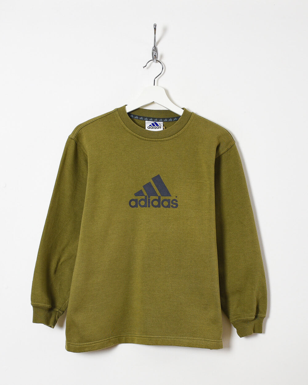 Khaki Adidas Sweatshirt - X-Small