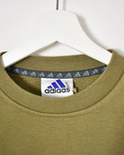 Khaki Adidas Sweatshirt - X-Small