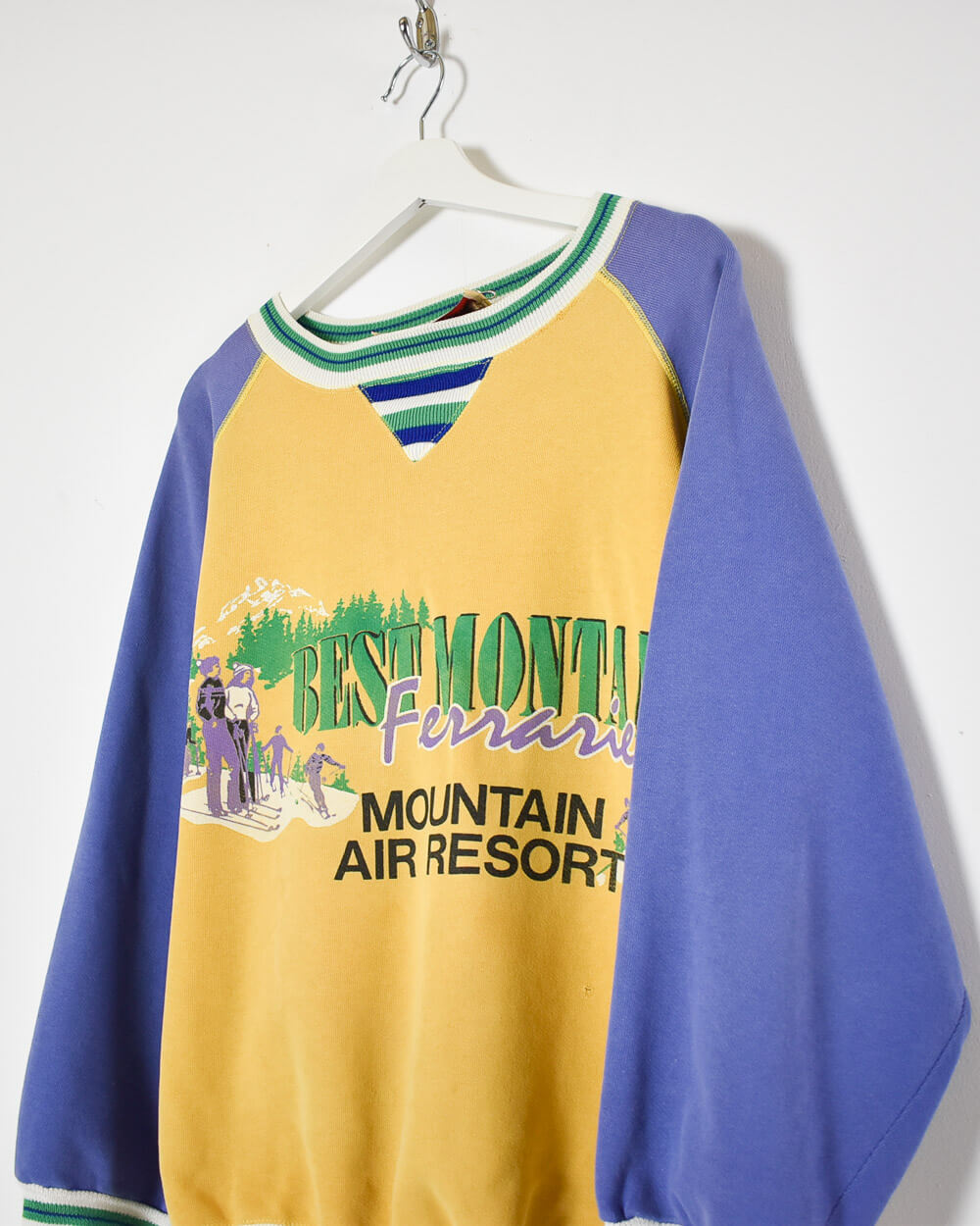 Yellow Best Montana Ferrarie Mountain Air Resort Sweatshirt - Large