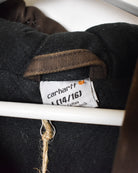 Brown Carhartt Workwear Hooded Detroit Jacket - Small Women's