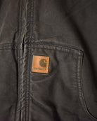 Brown Carhartt Workwear Hooded Detroit Jacket - Small Women's