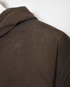 Brown Carhartt Workwear Hooded Detroit Jacket - Small Women's