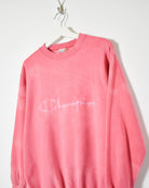 Pink Champion Washed Sweatshirt - Small