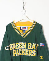 NFL Pro Line, Shirts, Pro Line Nfl Green Bay Packer Mens Medium Gray Full  Zip Hoodie Sweatshirt Euc