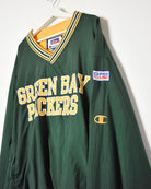 Green Champion X NFL ProLine Green Bay Packers Pullover Windbreaker Jacket - XX-Large