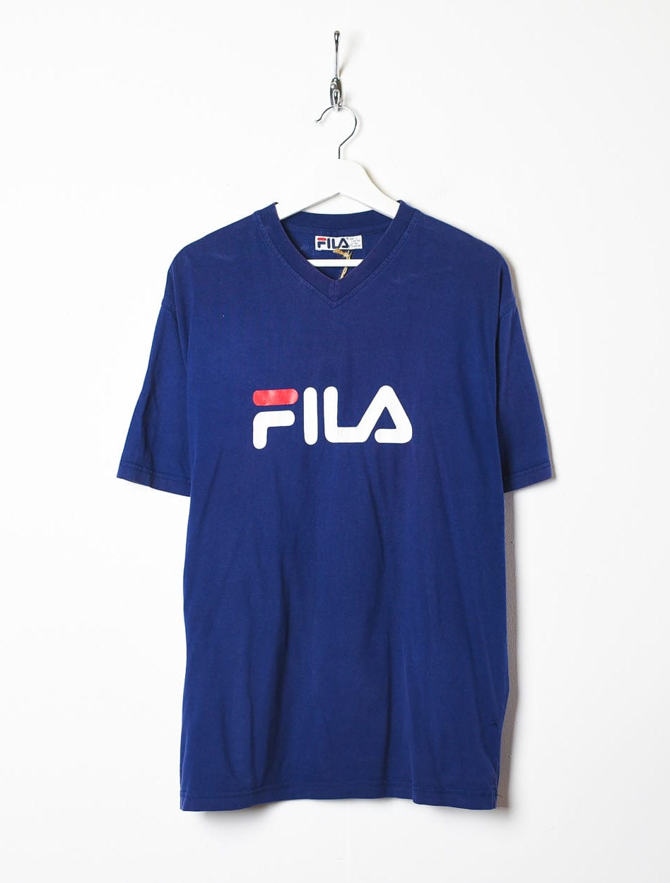 Navy Fila T-Shirt - Large