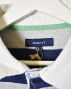 Navy Gant Rugby Shirt - X-Large