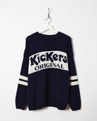 Navy Kickers Original Knitted Sweatshirt - Medium