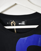 Black Love Moschino T-Shirt - X-Large