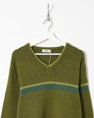 Green Moschino Knitted Sweatshirt - Medium