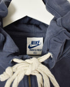 Navy Nike 1/4 Zip Hoodie - XX-Large