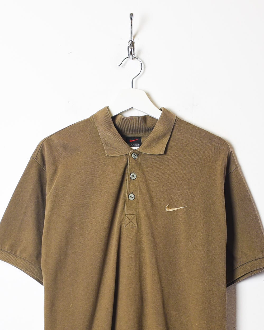 Brown Nike Polo Shirt - Medium