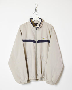 Vintage 90s Cotton Plain Neutral Nike Windbreaker Jacket - X-Large– Domno  Vintage