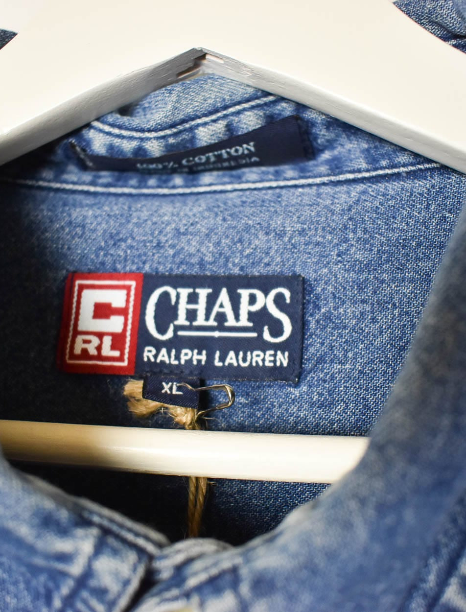 Navy Polo Ralph Lauren Chaps Denim Shirt - X-Large