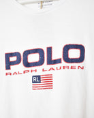 White Polo Ralph Lauren Long Sleeved T-Shirt - X-Large Women's