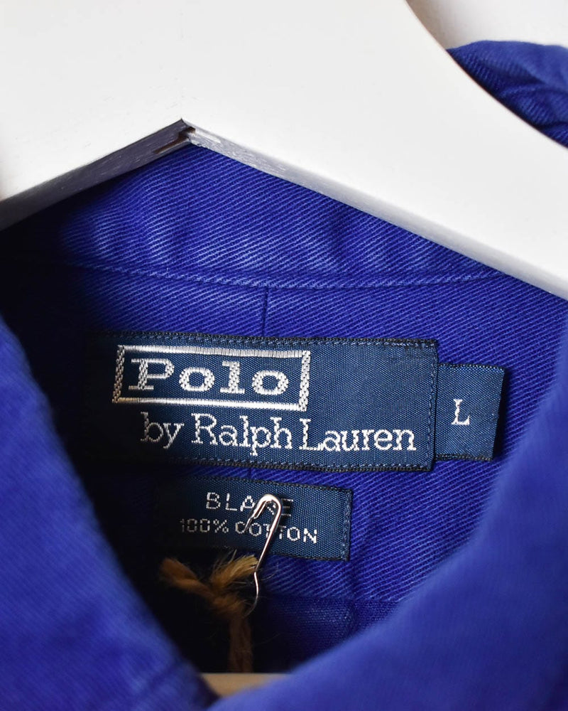 Blue Polo Ralph Lauren Shirt - Large
