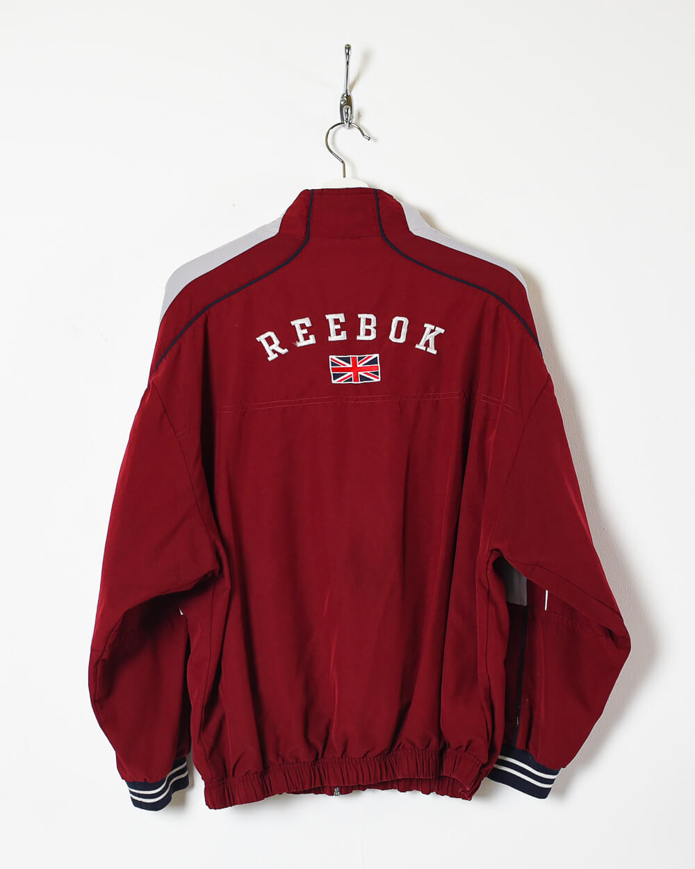 Red Reebok Classic Windbreaker Jacket - Medium