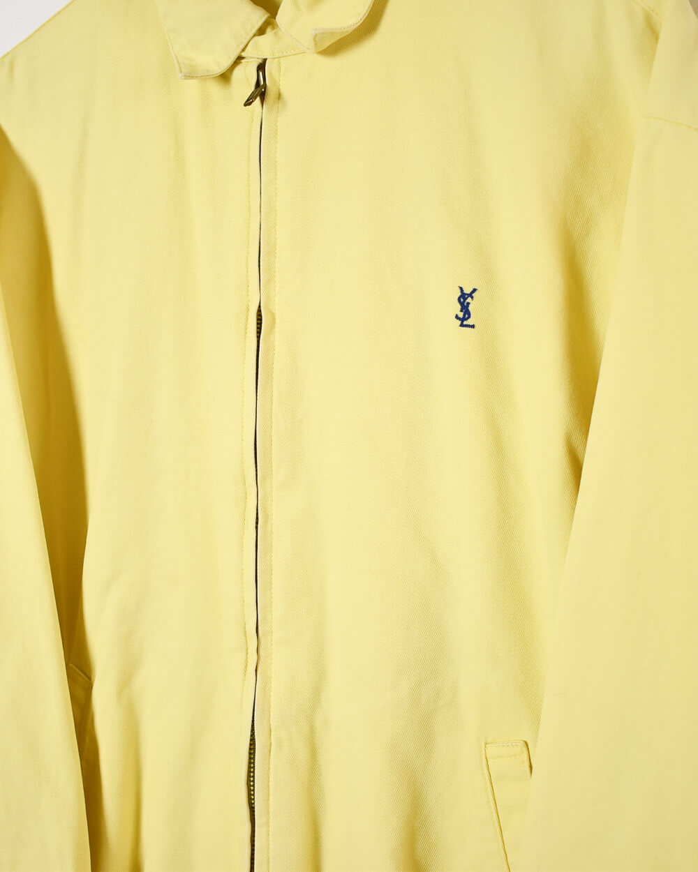 Yellow Yves Saint Laurent Harrington Jacket - Medium