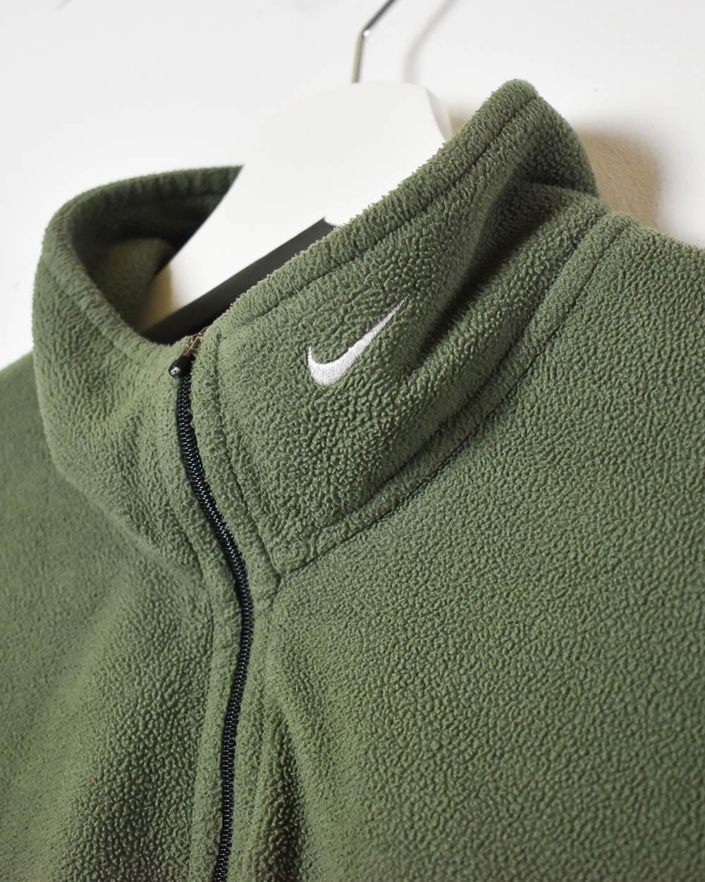 Khaki Nike 1/4 Zip Fleece - Large