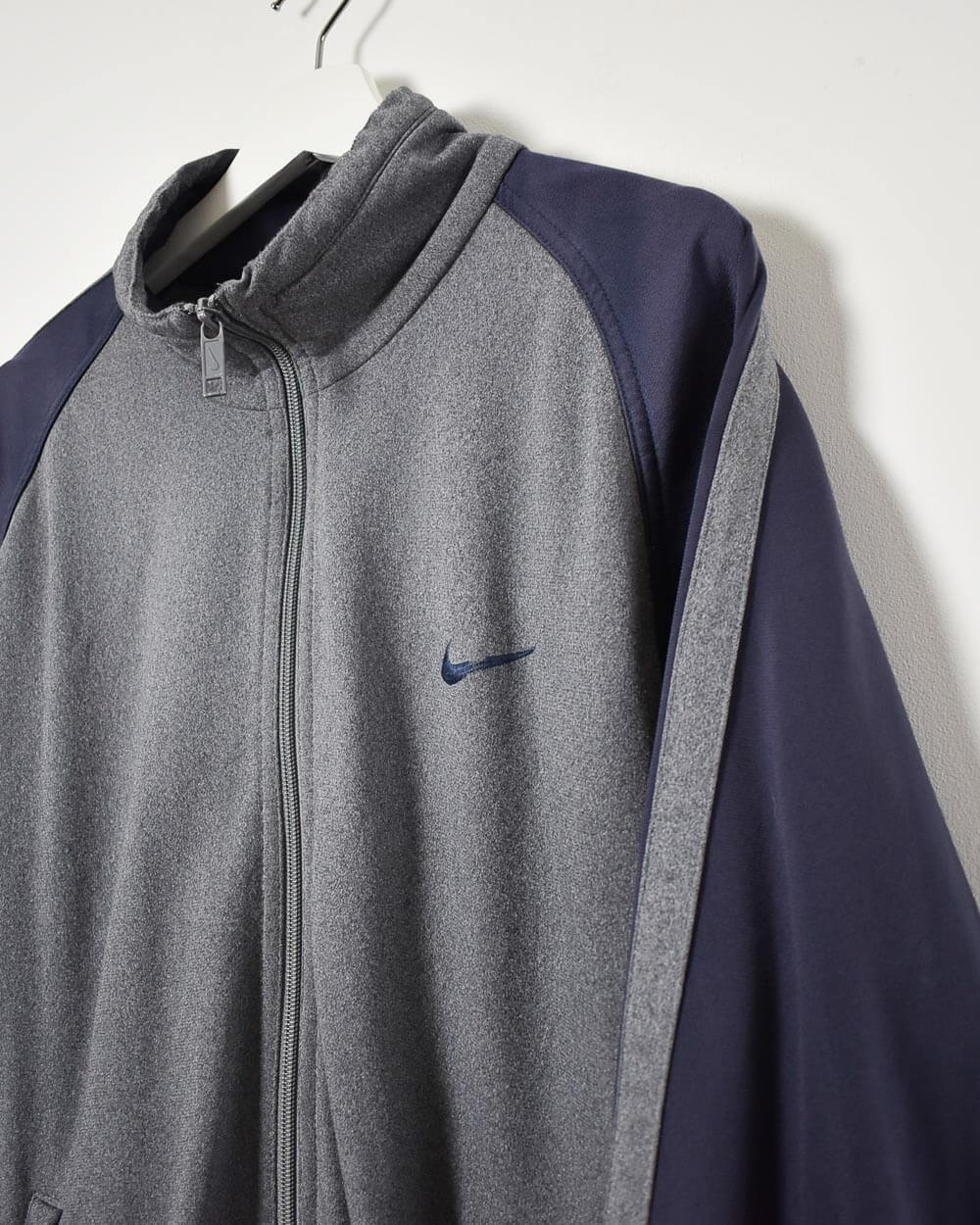 Grey Nike Tracksuit Top - Medium