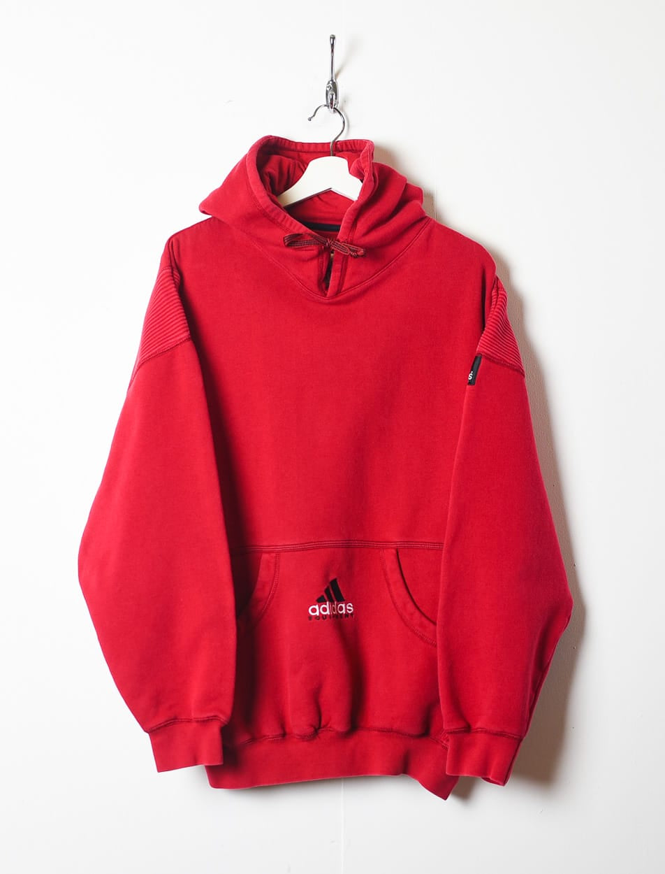 Red Adidas Equipment Hoodie - Large