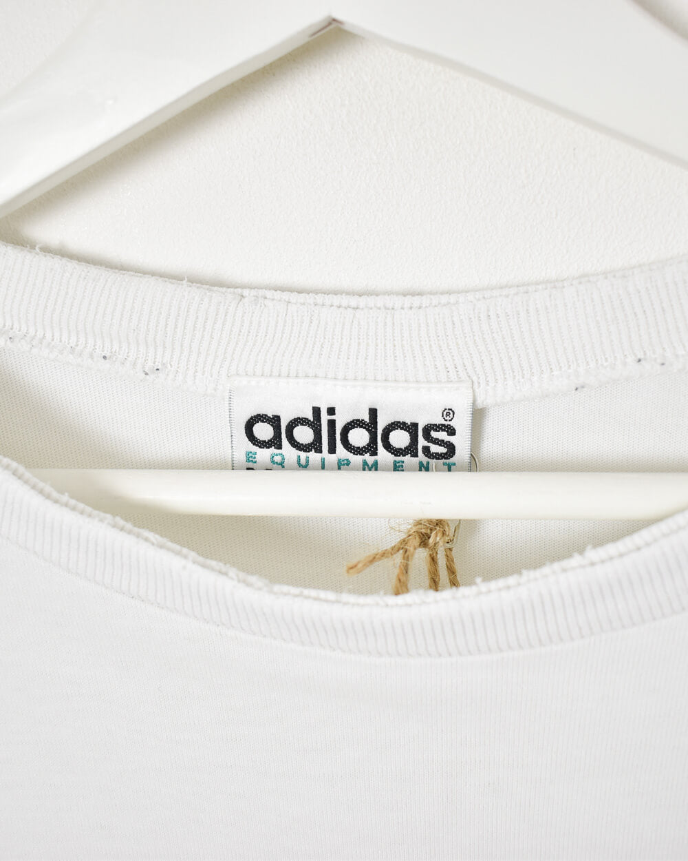 White Adidas Equipment T-Shirt - X-Large