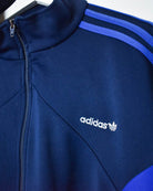 Navy Adidas Tracksuit Top - Large