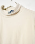 Neutral Adidas Turtle-Neck Long Sleeved T-Shirt - Large