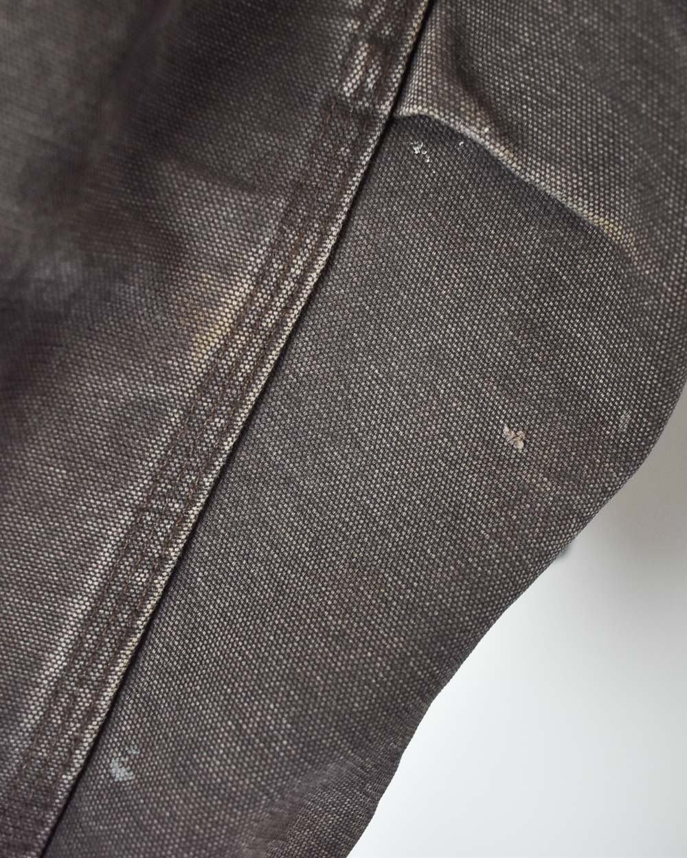 Brown Carhartt Workwear Fleece Lined Hooded Detroit Jacket - Medium