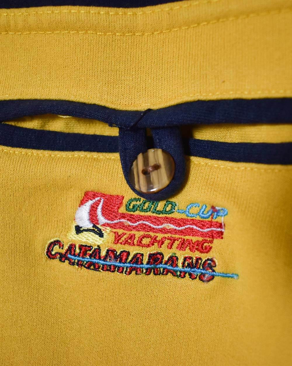 Yellow Catamaran Gold Cup Yachting Sweatshirt - X-Large