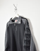 Black Kappa 1/4 Zip Sweatshirt - Medium