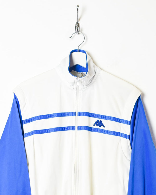 White Kappa Tracksuit Top - Small