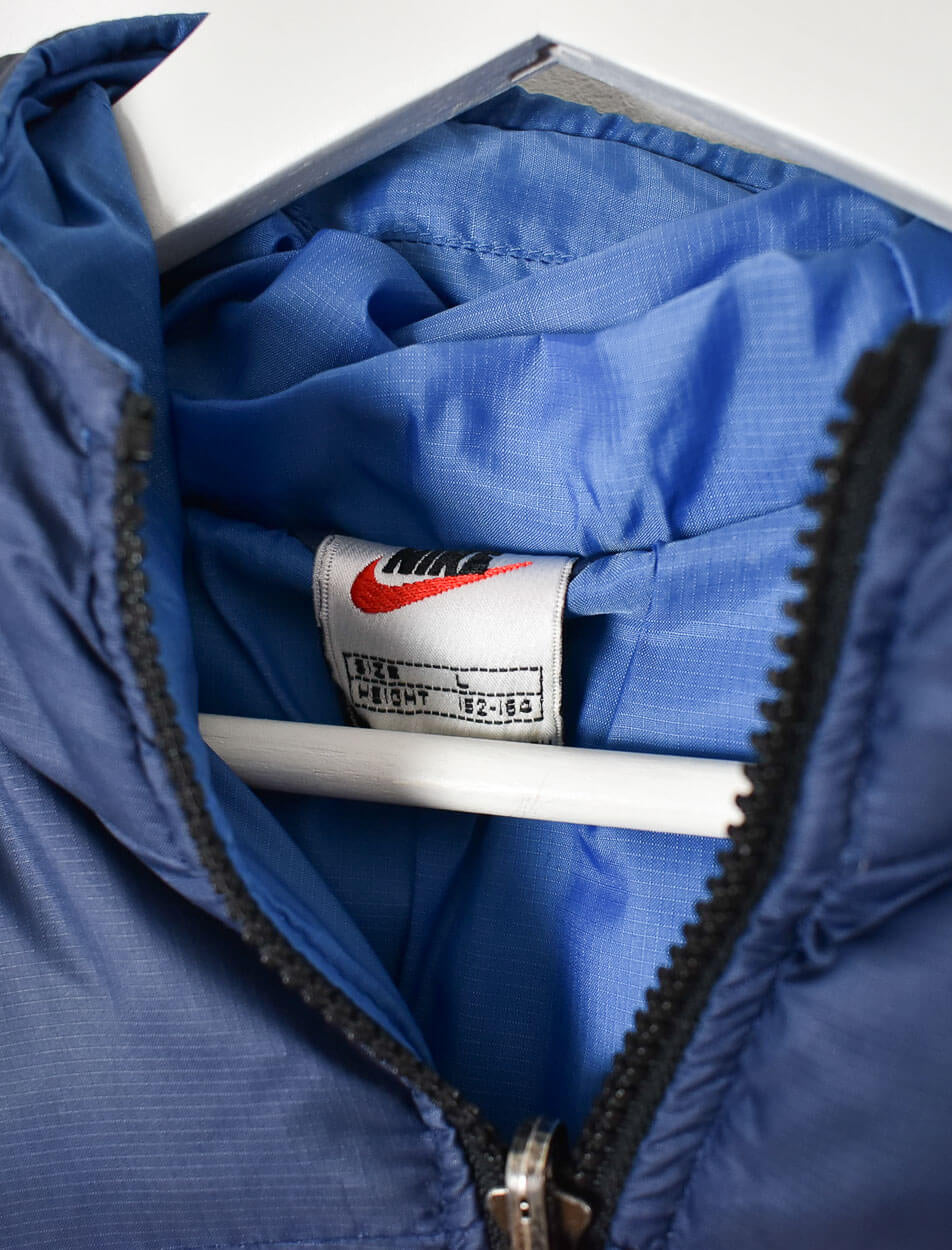 Blue Nike Puffer Jacket - X-Small