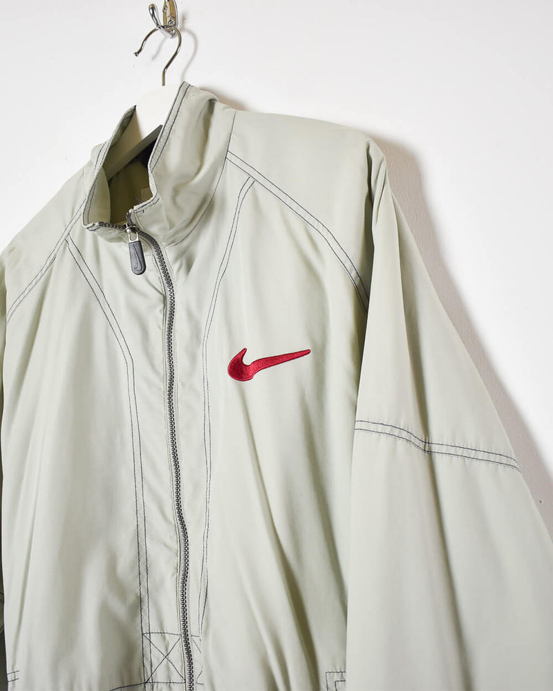 Vintage 90s Cotton Plain Neutral Nike Windbreaker Jacket - X-Large– Domno  Vintage