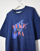 Navy Nike USA Just Do It T-Shirt - X-Large
